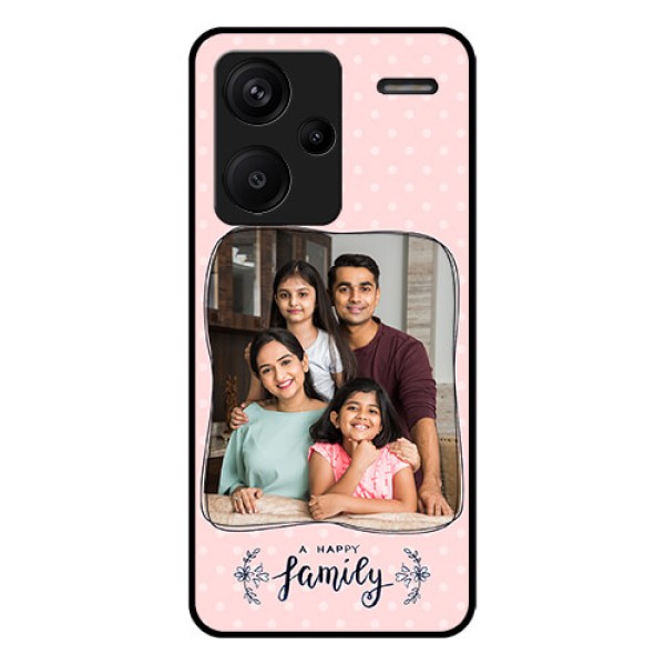 Xiaomi Redmi Note 13 Pro Plus 5G Custom Glass Phone Case - Family With Dots Design Xiaomi Redmi Note 13 Pro Plus 5G Custom Glass Phone Case - Family With Dots Design