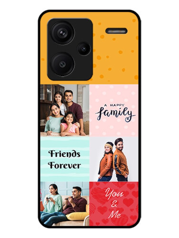 Custom Xiaomi Redmi Note 13 Pro Plus 5G Custom Glass Phone Case - Images With Quotes Design