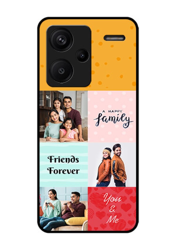 Xiaomi Redmi Note 13 Pro Plus 5G Custom Glass Phone Case - Images With Quotes Design