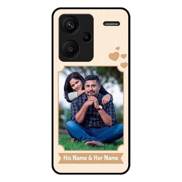 Xiaomi Redmi Note 13 Pro Plus 5G Custom Glass Phone Case - With Confetti Love Design Xiaomi Redmi Note 13 Pro Plus 5G Custom Glass Phone Case - With Confetti Love Design
