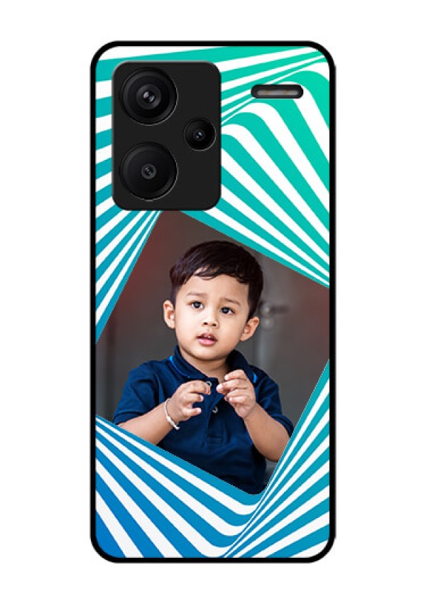 Xiaomi Redmi Note 13 Pro Plus 5G Custom Glass Phone Case - Abstract Spiral Design