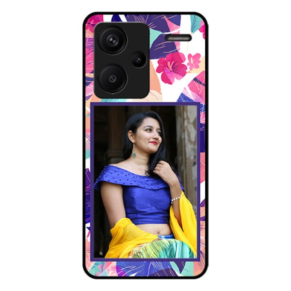 Xiaomi Redmi Note 13 Pro Plus 5G Custom Glass Phone Case - Abstract Floral Design Xiaomi Redmi Note 13 Pro Plus 5G Custom Glass Phone Case - Abstract Floral Design