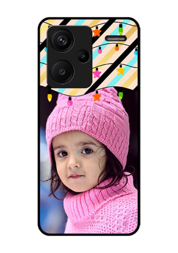 Xiaomi Redmi Note 13 Pro Plus 5G Custom Glass Phone Case - Lights Hanging Design