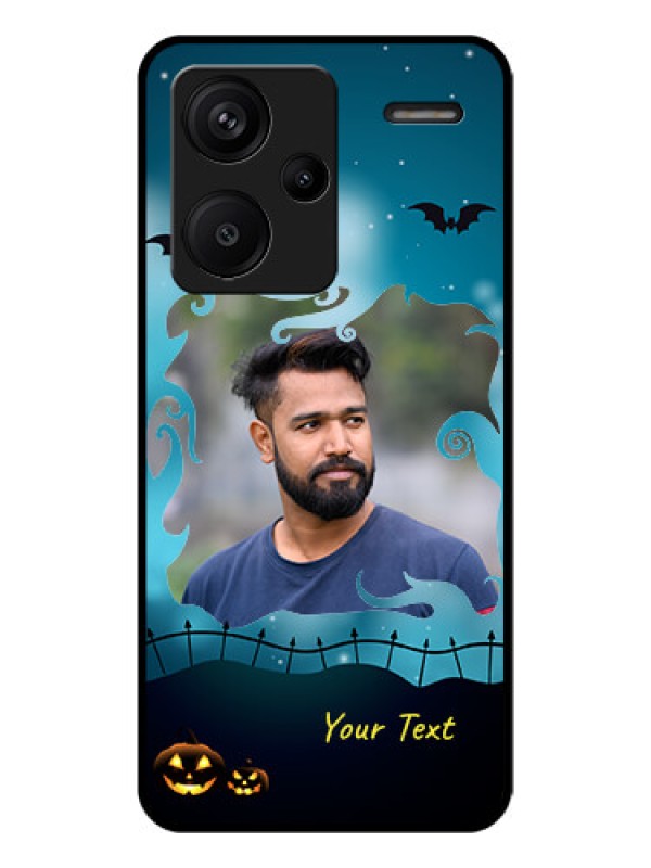 Custom Xiaomi Redmi Note 13 Pro Plus 5G Custom Glass Phone Case - Halloween Frame Design