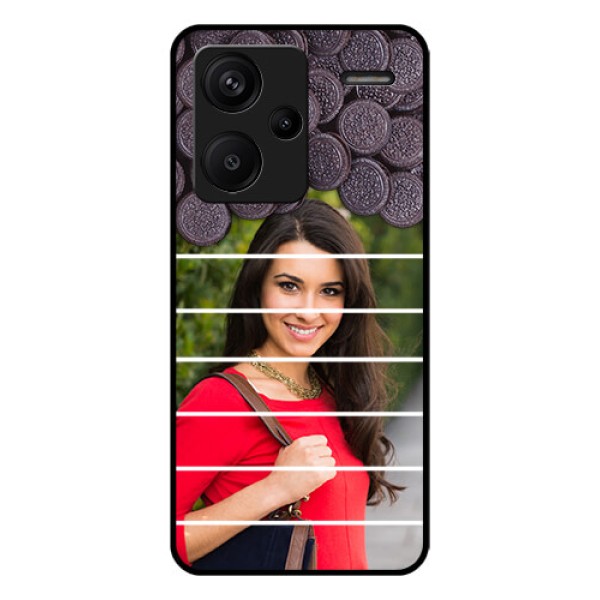 Xiaomi Redmi Note 13 Pro Plus 5G Custom Glass Phone Case - With Oreo Biscuit Design Xiaomi Redmi Note 13 Pro Plus 5G Custom Glass Phone Case - With Oreo Biscuit Design