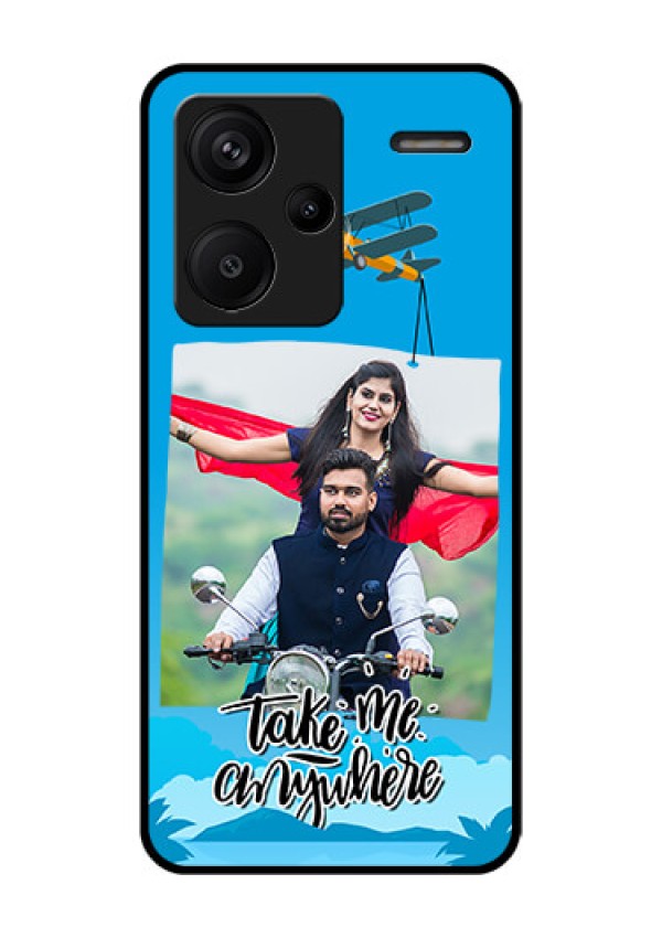 Xiaomi Redmi Note 13 Pro Plus 5G Custom Glass Phone Case - Traveller Design