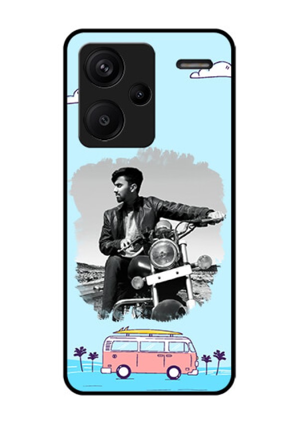 Xiaomi Redmi Note 13 Pro Plus 5G Custom Glass Phone Case - Travel & Adventure Design