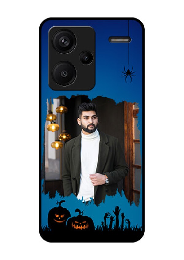 Xiaomi Redmi Note 13 Pro Plus 5G Custom Glass Phone Case - With Pro Halloween Design