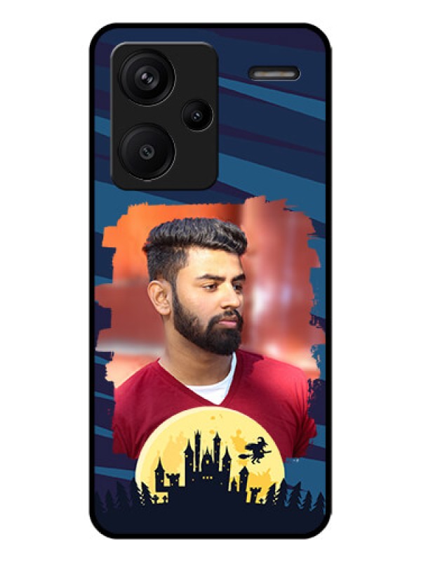 Custom Xiaomi Redmi Note 13 Pro Plus 5G Custom Glass Phone Case - Halloween Witch Design