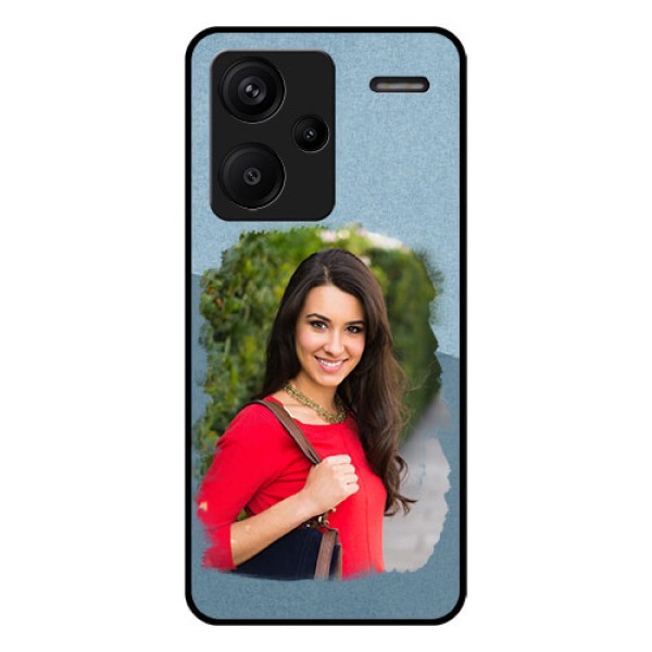 Xiaomi Redmi Note 13 Pro Plus 5G Custom Glass Phone Case - Grunge Line Art Design