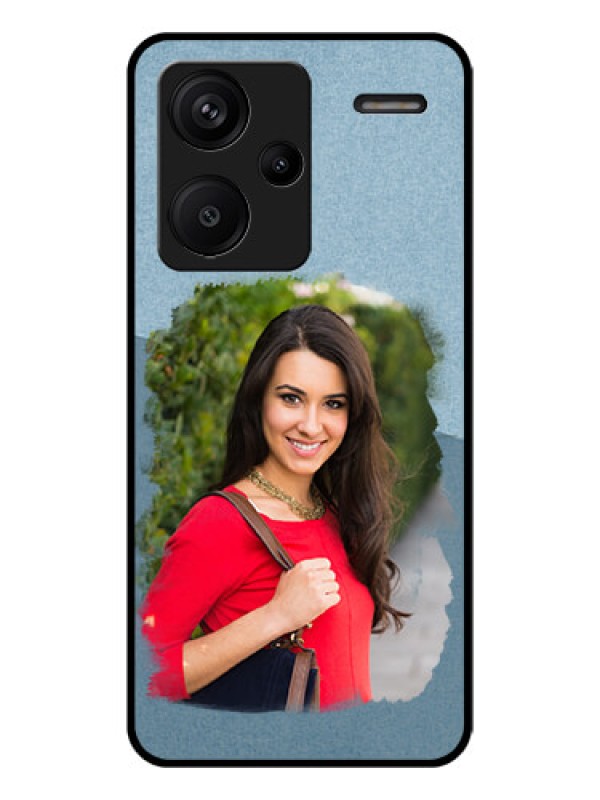 Custom Xiaomi Redmi Note 13 Pro Plus 5G Custom Glass Phone Case - Grunge Line Art Design