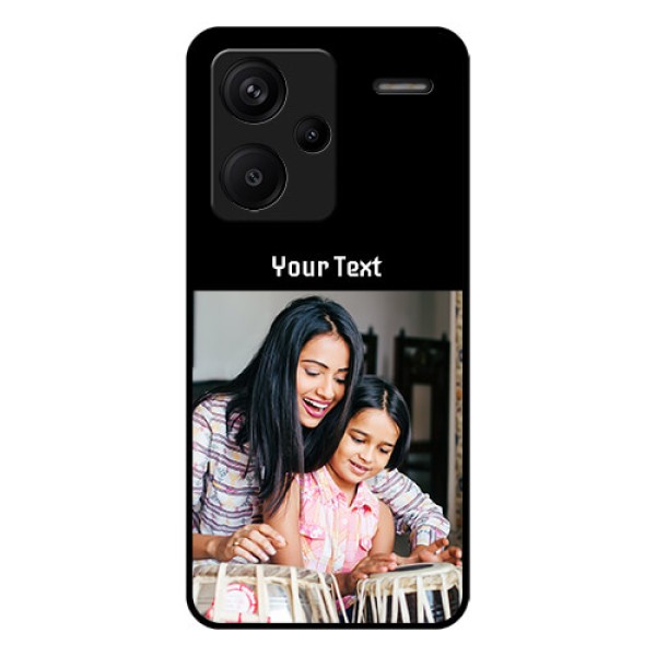 Xiaomi Redmi Note 13 Pro Plus 5G Custom Glass Phone Case - Photo With Name Design Xiaomi Redmi Note 13 Pro Plus 5G Custom Glass Phone Case - Photo With Name Design