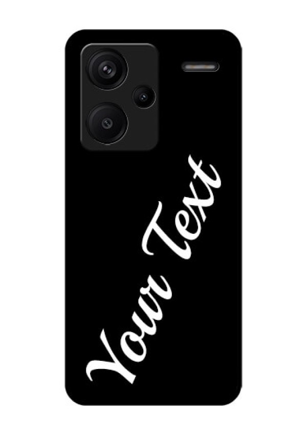 Xiaomi Redmi Note 13 Pro Plus 5G Custom Glass Phone Case - With Your Name Design