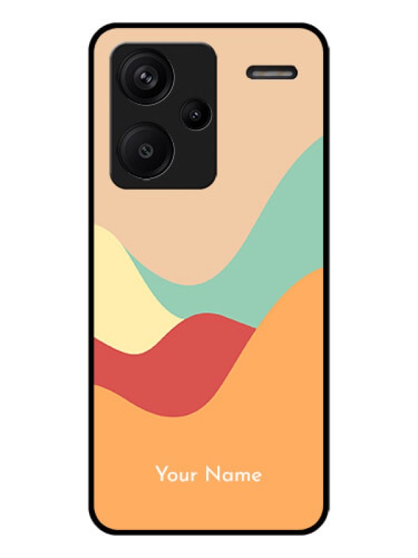 Custom Xiaomi Redmi Note 13 Pro Plus 5G Custom Glass Phone Case - Ocean Waves Multi - Colour Design
