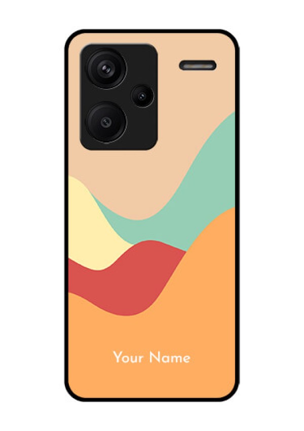 Xiaomi Redmi Note 13 Pro Plus 5G Custom Glass Phone Case - Ocean Waves Multi - Colour Design