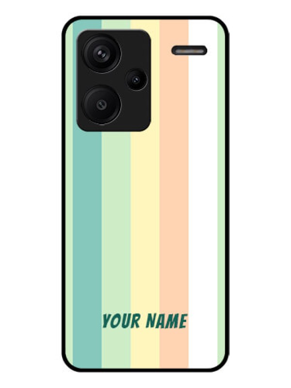 Custom Xiaomi Redmi Note 13 Pro Plus 5G Custom Glass Phone Case - Multi - Colour Stripes Design