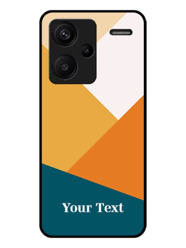 Custom Xiaomi Redmi Note 13 Pro Plus 5G Custom Glass Phone Case - Stacked Multi - Colour Design