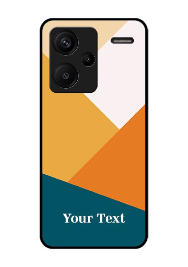 Xiaomi Redmi Note 13 Pro Plus 5G Custom Glass Phone Case - Stacked Multi - Colour Design