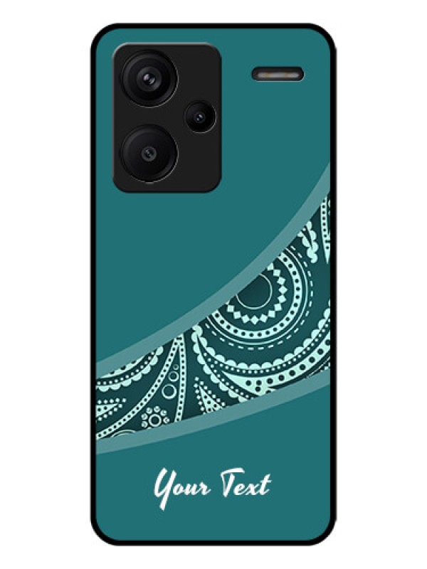 Custom Xiaomi Redmi Note 13 Pro Plus 5G Custom Glass Phone Case - Semi Visible Floral Design