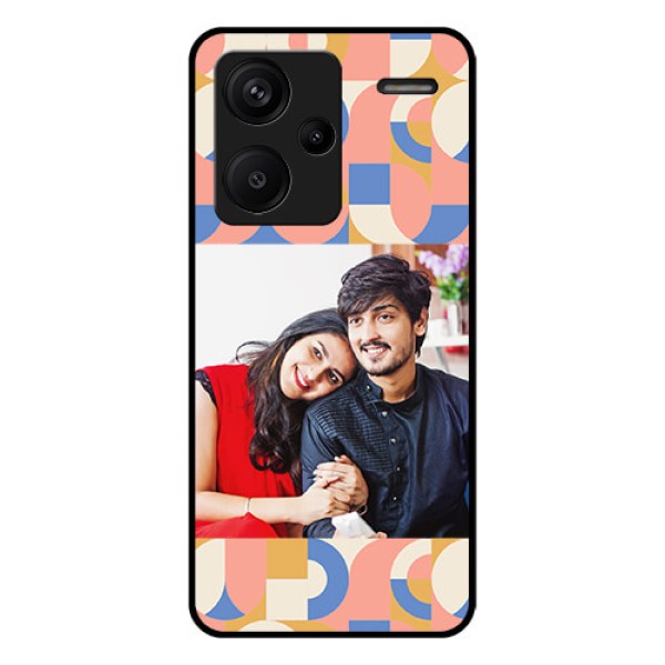 Xiaomi Redmi Note 13 Pro Plus 5G Custom Glass Phone Case - Semi - Circle Maze Pattern Design Xiaomi Redmi Note 13 Pro Plus 5G Custom Glass Phone Case - Semi - Circle Maze Pattern Design