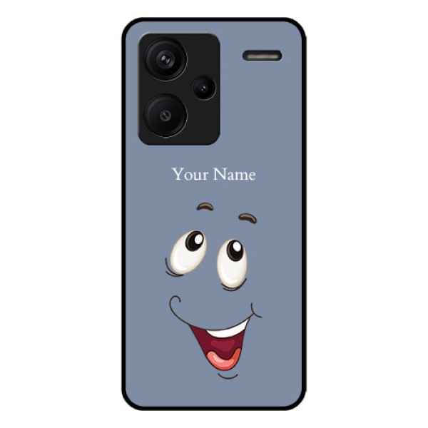 Xiaomi Redmi Note 13 Pro Plus 5G Custom Glass Phone Case - Laughing Cartoon Face Design Xiaomi Redmi Note 13 Pro Plus 5G Custom Glass Phone Case - Laughing Cartoon Face Design