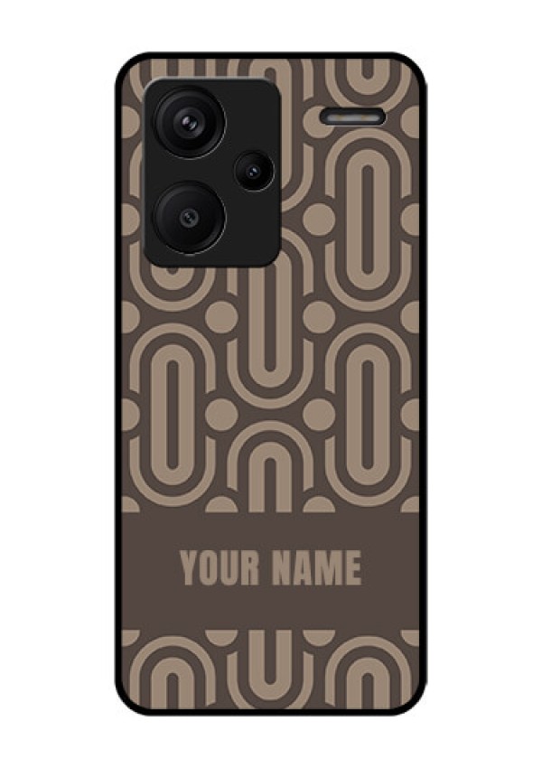 Xiaomi Redmi Note 13 Pro Plus 5G Custom Glass Phone Case - Captivating Zero Pattern Design