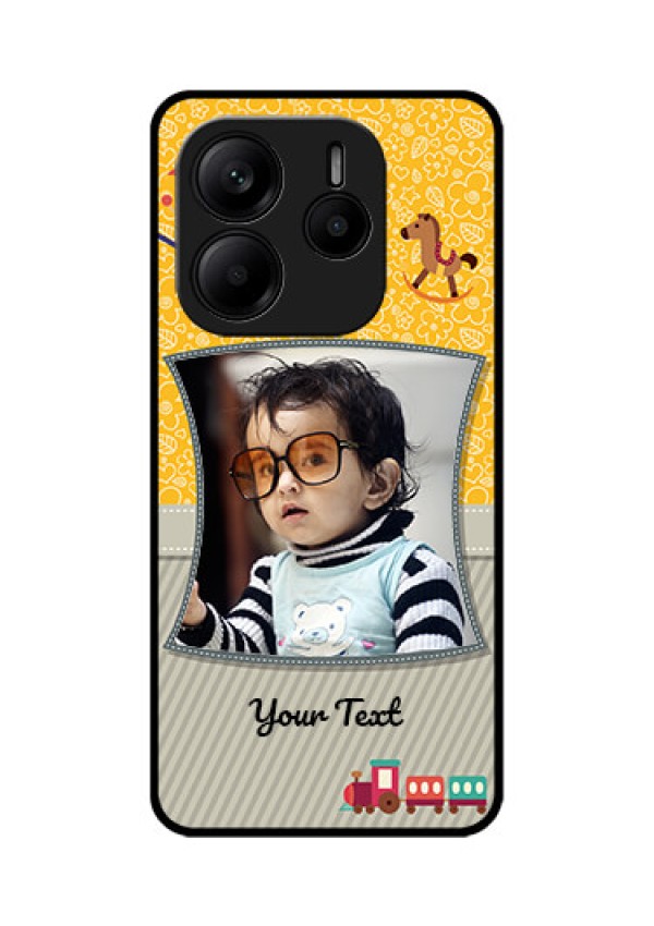 Redmi Note 14 5G Custom Glass Phone CaseBaby Picture Upload Design