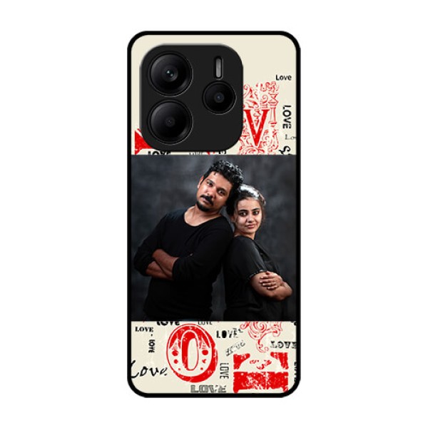 Redmi Note 14 5G Custom Glass Phone CaseTrendy Love Design Case Redmi Note 14 5G Custom Glass Phone CaseTrendy Love Design Case