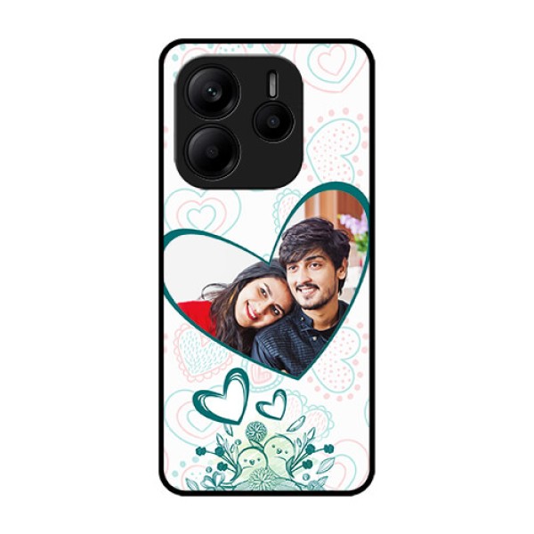 Redmi Note 14 5G Custom Glass Phone CasePremium Couple Design Redmi Note 14 5G Custom Glass Phone CasePremium Couple Design