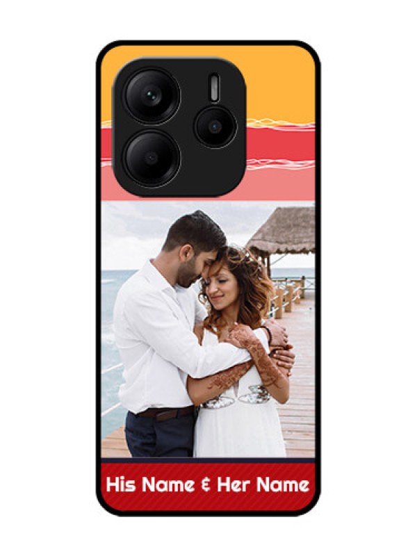 Custom Redmi Note 14 5G Custom Glass Phone CaseColorful Case Design