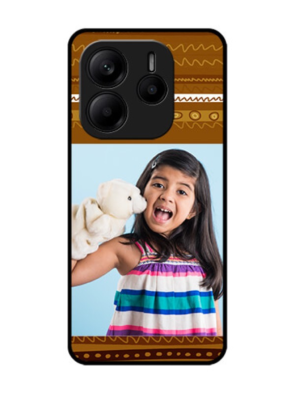 Custom Redmi Note 14 5G Custom Glass Phone CaseFriends Picture Upload Design