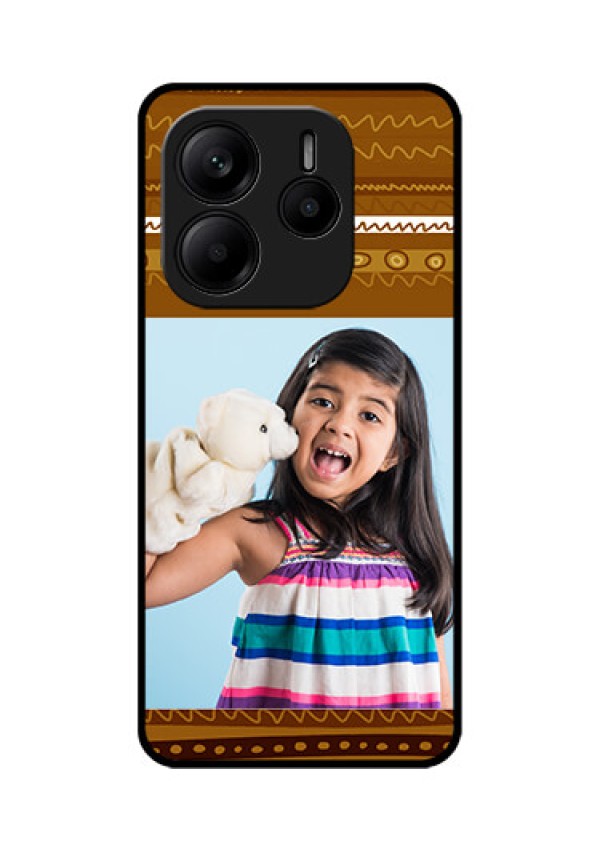 Redmi Note 14 5G Custom Glass Phone CaseFriends Picture Upload Design