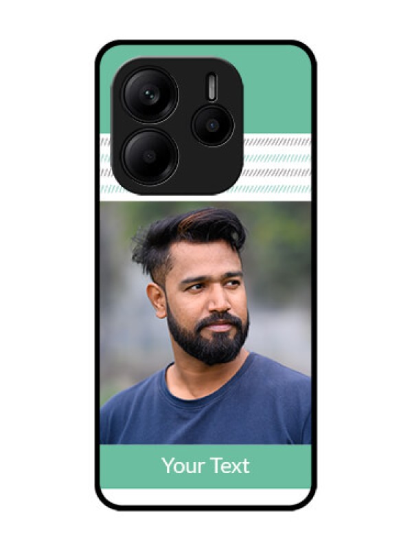 Custom Redmi Note 14 5G Custom Glass Phone CasePremium Cases For Girls