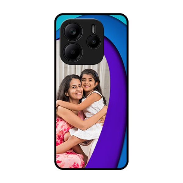 Redmi Note 14 5G Custom Glass Phone CaseSimple Pattern Design