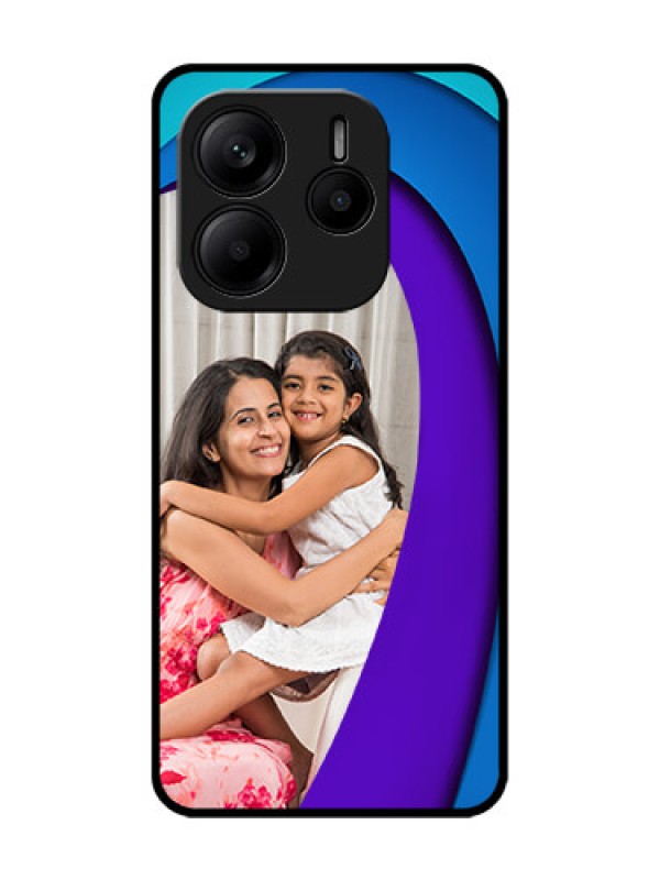 Custom Redmi Note 14 5G Custom Glass Phone CaseSimple Pattern Design