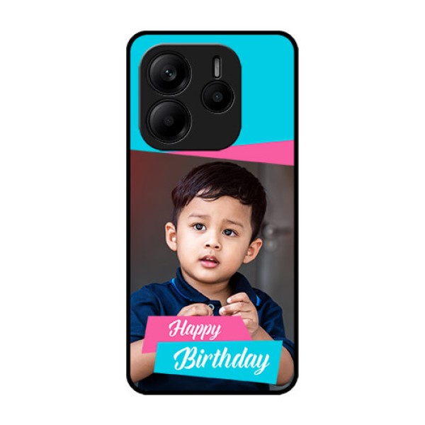 Redmi Note 14 5G Custom Glass Phone CaseImage Holder With 2 Color Design Redmi Note 14 5G Custom Glass Phone CaseImage Holder With 2 Color Design