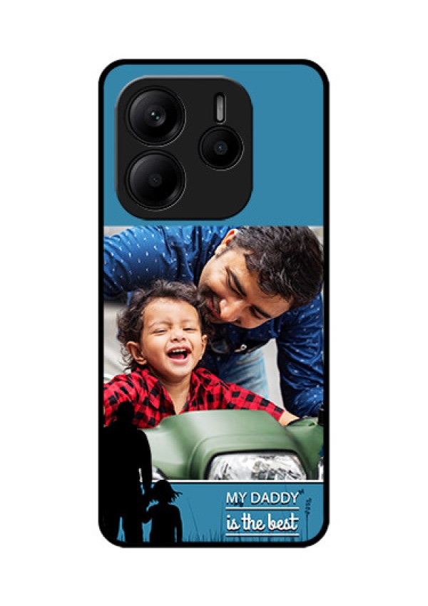 Redmi Note 14 5G Custom Glass Phone CaseBest Dad Design