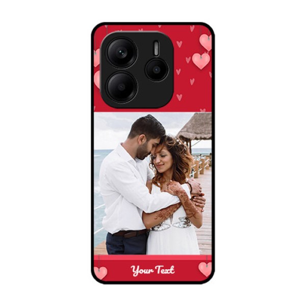 Redmi Note 14 5G Custom Glass Phone CaseValentines Day Design