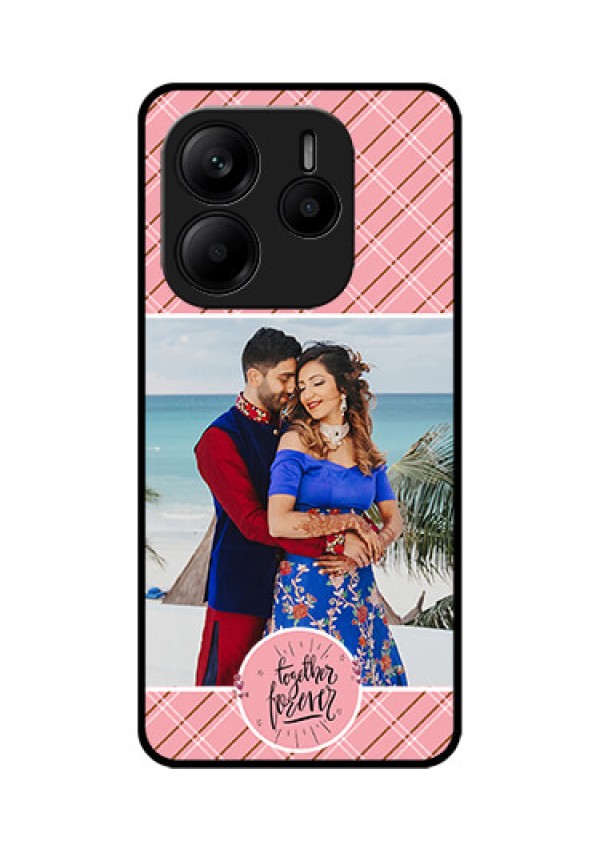 Redmi Note 14 5G Custom Glass Phone CaseTogether Forever Design