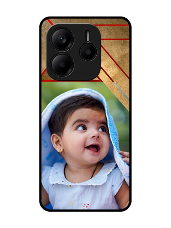 Custom Redmi Note 14 5G Custom Glass Phone CaseGradient Abstract Texture Design