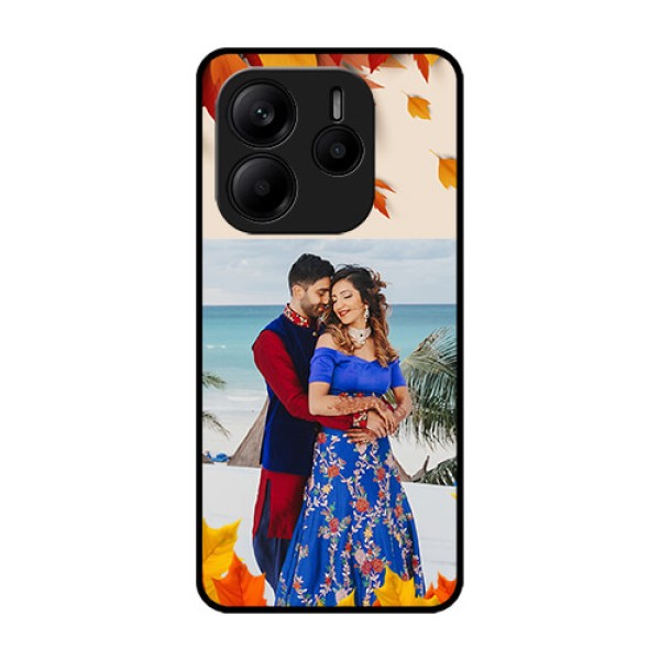 Redmi Note 14 5G Custom Glass Phone CaseAutumn Maple Leaves Design Redmi Note 14 5G Custom Glass Phone CaseAutumn Maple Leaves Design