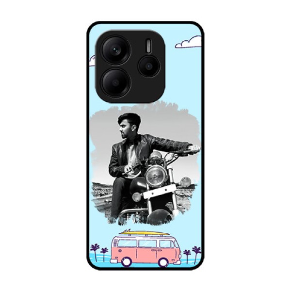 Redmi Note 14 5G Custom Glass Phone CaseTravel and Adventure Design