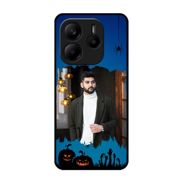 Redmi Note 14 5G Custom Glass Phone CaseWith Pro Halloween Design Redmi Note 14 5G Custom Glass Phone CaseWith Pro Halloween Design