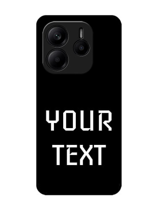 Custom Redmi Note 14 5G Custom Glass Phone CaseYour Name Design