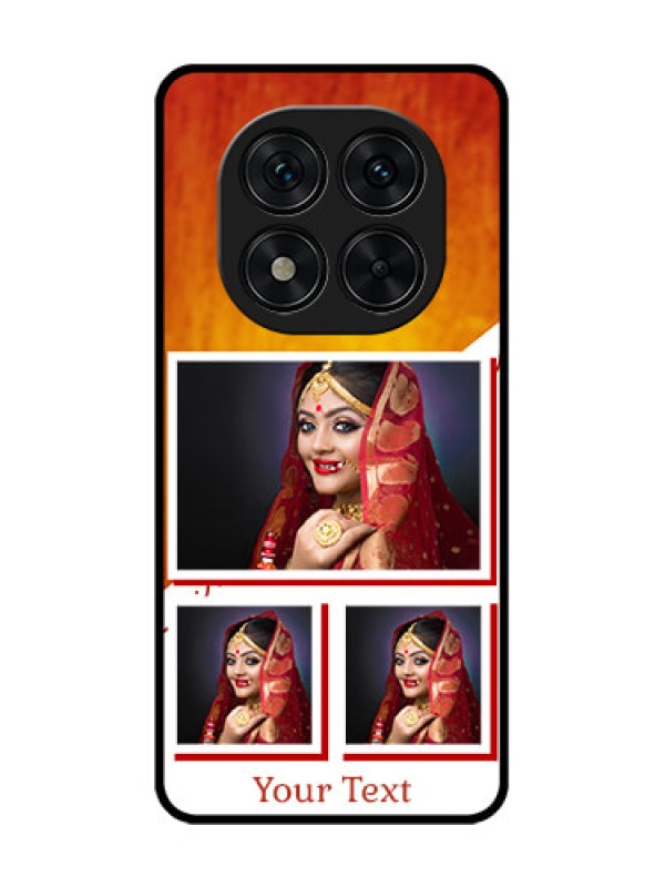 Custom Redmi Note 14 Pro 5G Custom Glass Phone CaseWedding Memories Design