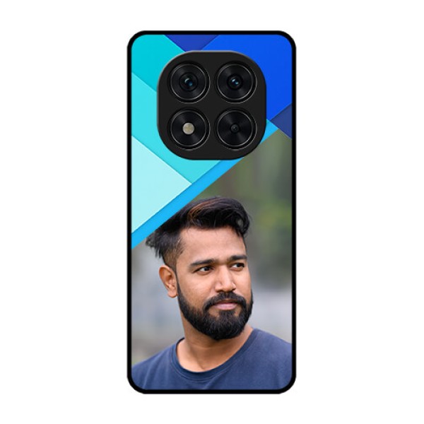Redmi Note 14 Pro 5G Custom Glass Phone CaseBlue Pattern Design