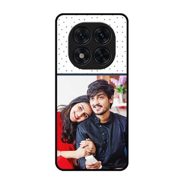 Redmi Note 14 Pro 5G Custom Glass Phone CasePremium Dot Design
