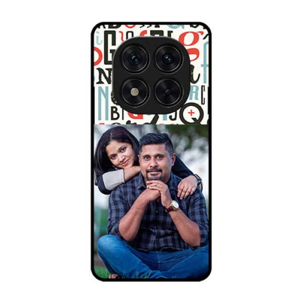 Redmi Note 14 Pro 5G Custom Glass Phone CaseAlphabet Design