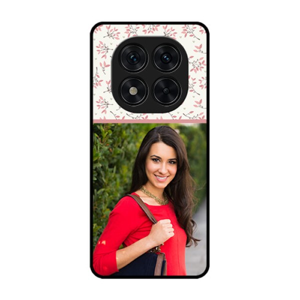 Redmi Note 14 Pro 5G Custom Glass Phone CaseStunning Floral Design