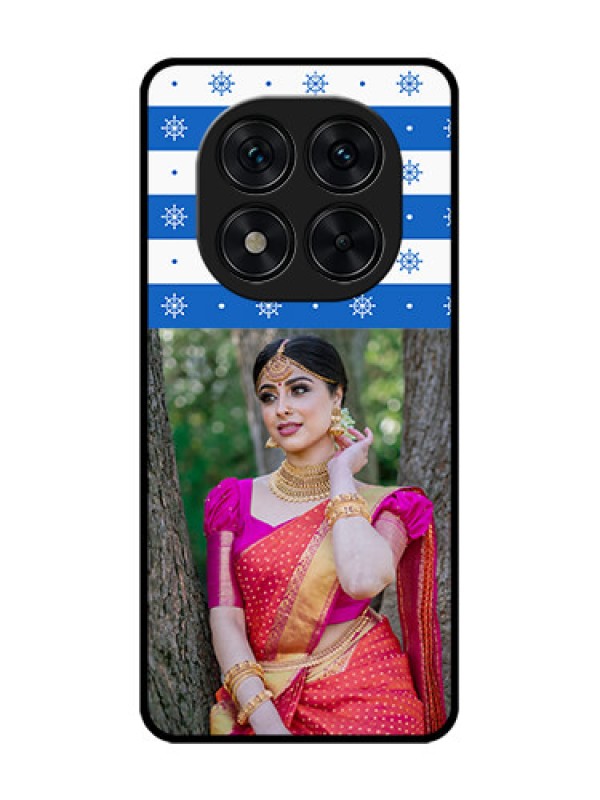 Custom Redmi Note 14 Pro 5G Custom Glass Phone CaseSnow Pattern Design